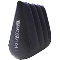 KESYOO 1 Unid Almohada Inflable Duralbe Sexy Aid Cojín de Posición Triangular Plegable Almohada Sexual para Parejas…